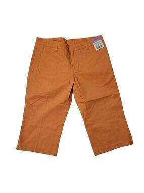 𝅺ABINGDON Apparel Orange Capri Shorts Size 9 Junior School Uniform